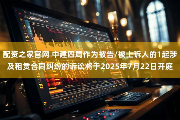 配资之家官网 中建四局作为被告/被上诉人的1起涉及租赁合同纠纷的诉讼将于2025年7月22日开庭